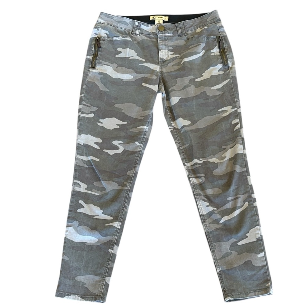 Democracy Ab Technology Green Gray Camo‎ Ankle Light Jeans Size 12